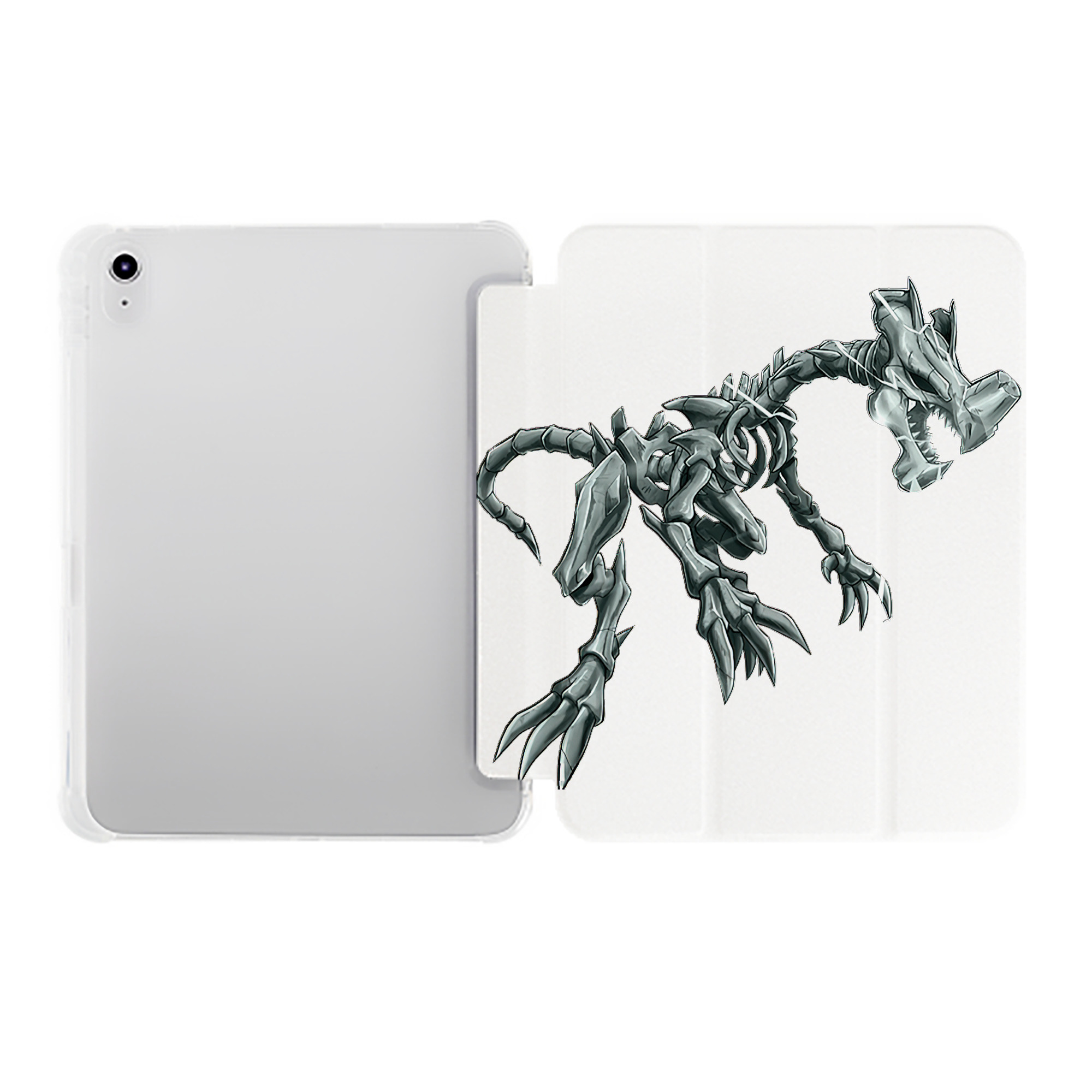 （画像用） 遊☆戯☆王 Yu-Gi-Oh! IPad ケース ペン収納付き 三つ折りスタンド PUレザー×シリコン 対応機種9.5/10.5/10.9インチ